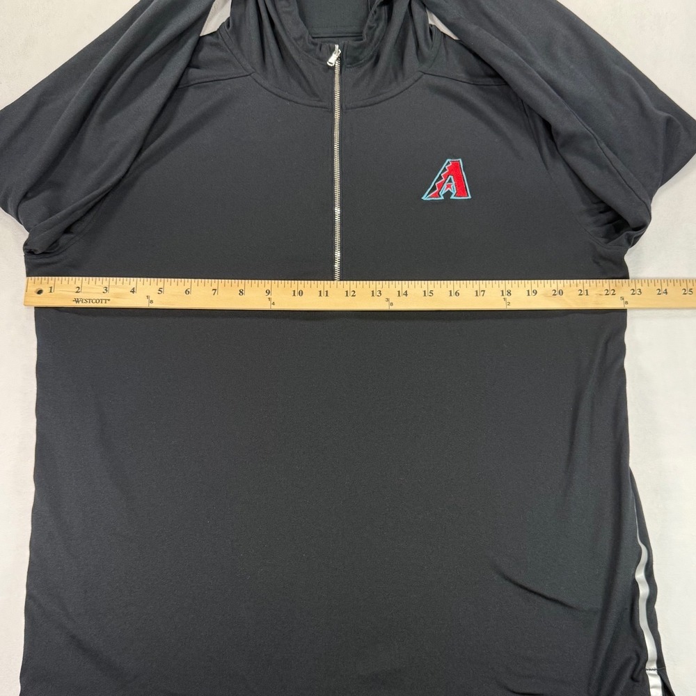 Under Armour Arizona Diamondbacks Quarter Zip Hoodie Mens Large Black Athletic - Picture 7 of 14